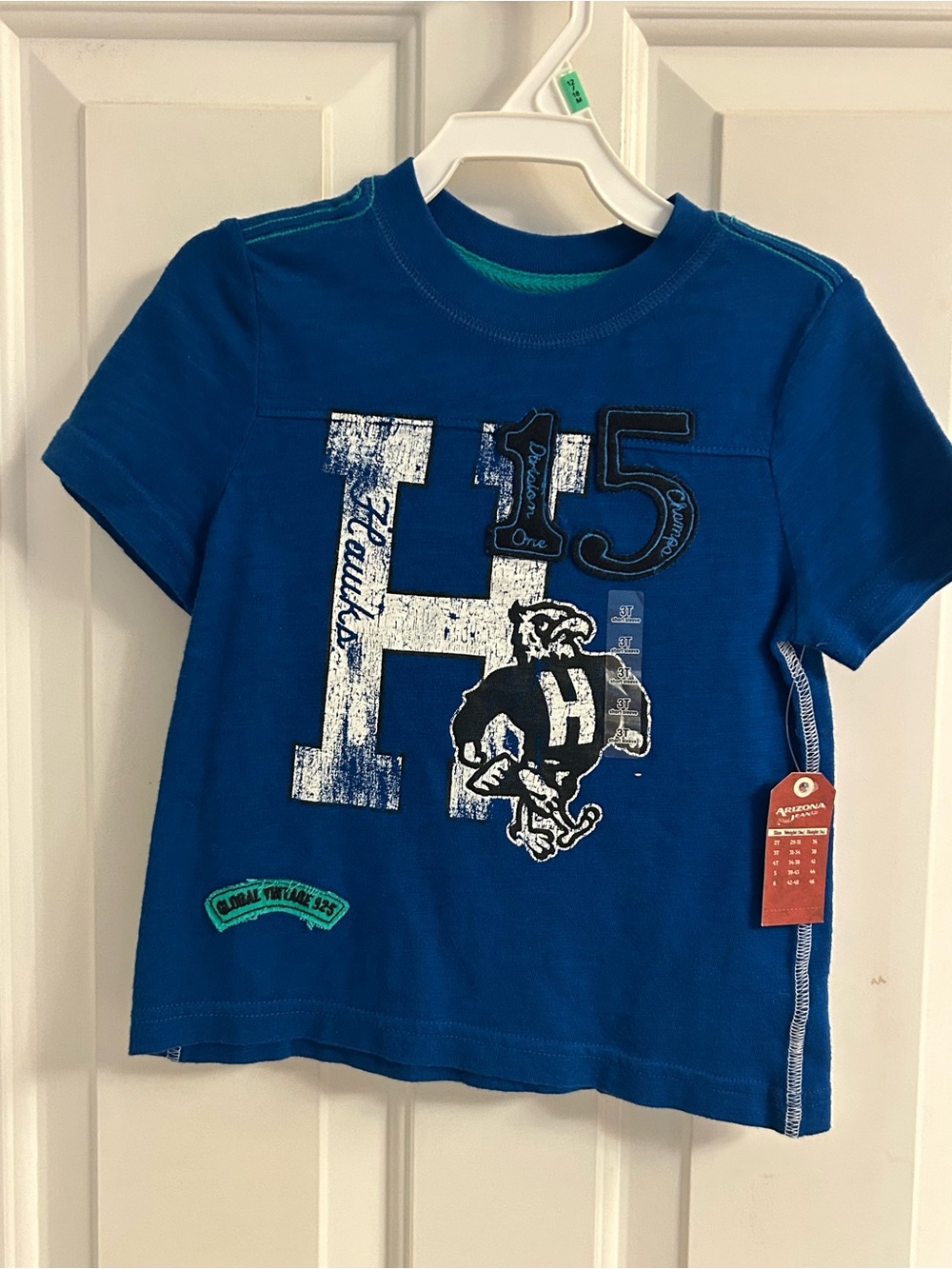 NWT-Boys Arizona Jean Company Royal Blue H15 Graphic Tee